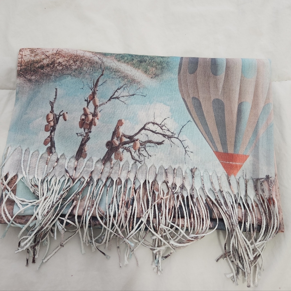 Printed Scarf One Size - Picture 2 of 8